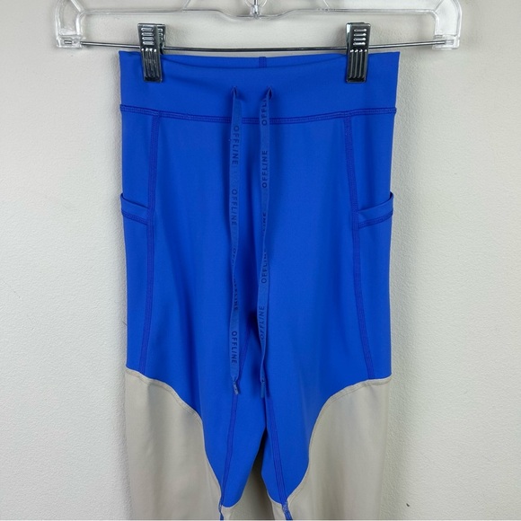OFFLINE by Aerie Goals 7/8 Leggings Hi-rise color block leggings size: XS - Picture 2 of 10